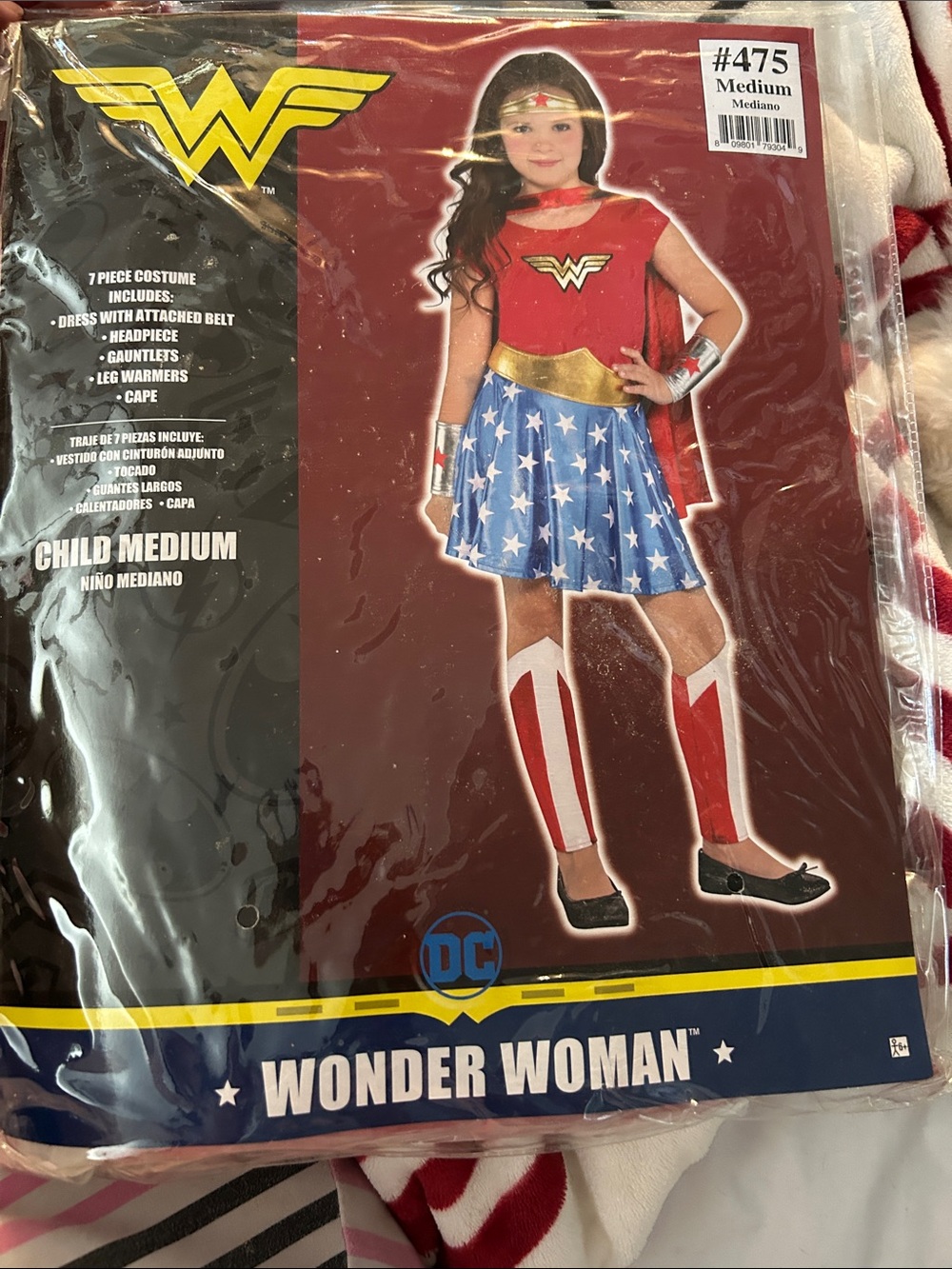 DC Wonder Woman Kids Costume - Red, Blue & Gold